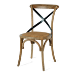 Villa X-back Chair Smoked Oak Rattan Sea