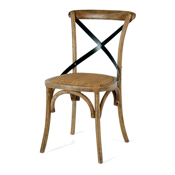 Villa X-back Chair Smoked Oak Rattan Sea