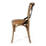 Villa X-back Chair Smoked Oak Rattan Sea