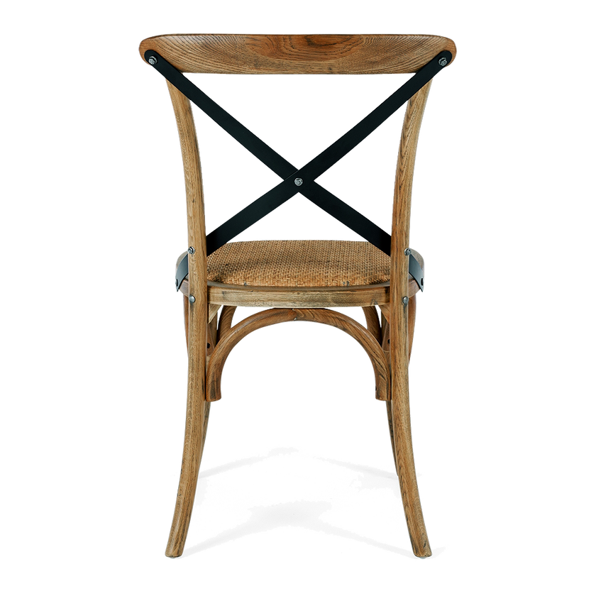 Villa X-back Chair Smoked Oak Rattan Sea