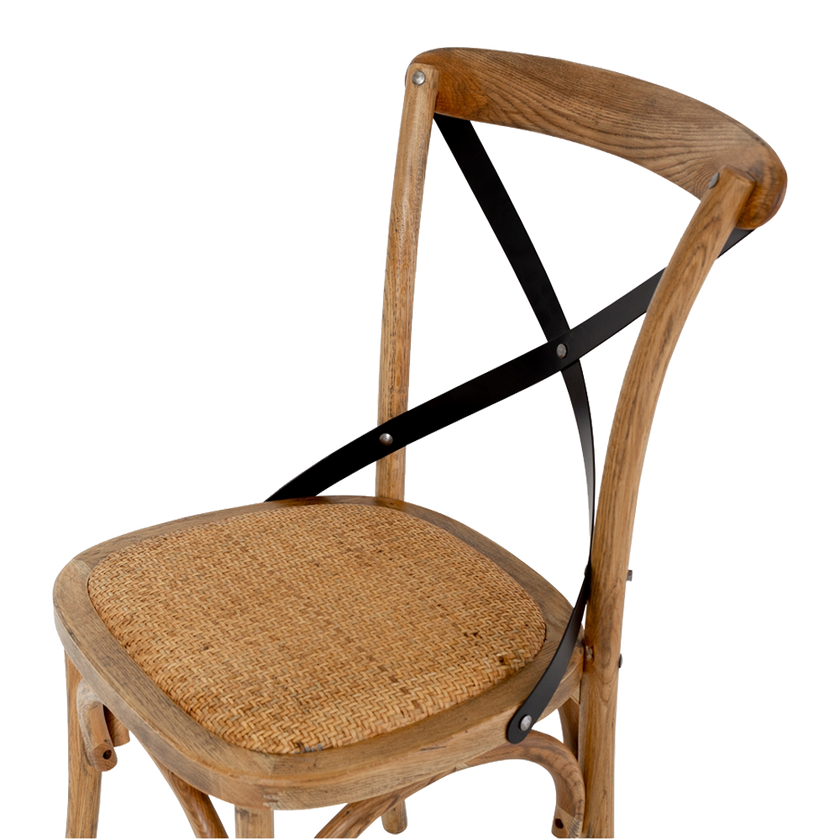 Villa X-back Chair Smoked Oak Rattan Sea