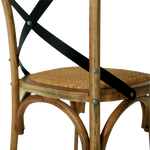 Villa X-back Chair Smoked Oak Rattan Sea