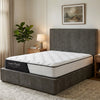 Picton Bed with Luxe Plush Mattress- Queen