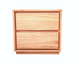 Dunedin 2 Drw Bedside Table (H538* W560* D400)