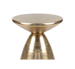 Verona Aluminium Side Stool Brass Antique