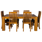 Woodside 1.5 7 pcs Dining Suite
