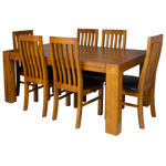 Woodside 1.5 7 pcs Dining Suite