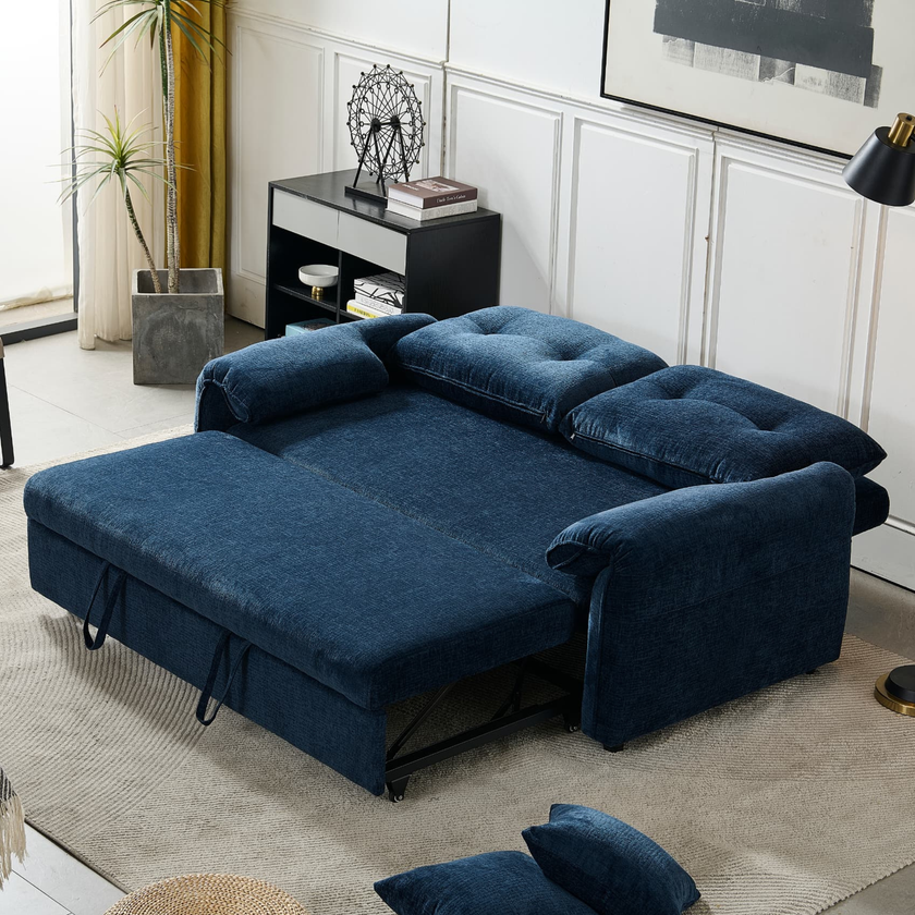 Ballina Sofa Bed- Blue