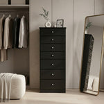 Black Pearl 7 Drawer Lingerie (540W x 400D 1355H mm)