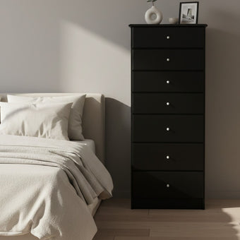 Black Pearl 7 Drawer Lingerie