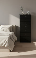Black Pearl 7 Drawer Lingerie (540W x 400D 1355H mm)