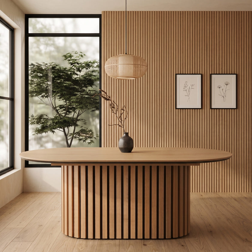 Horizon Oval Dining Table 2.1 (W2100 D1000 H760)