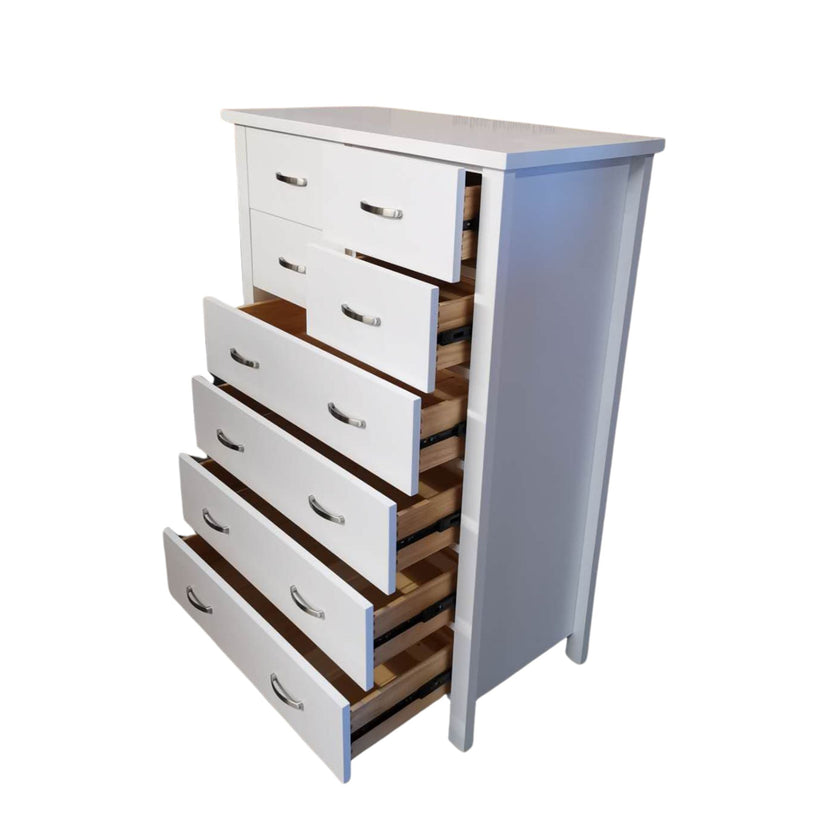 Patty 8 Drawer Tallboy ( W860 x D440 x H1230mm)