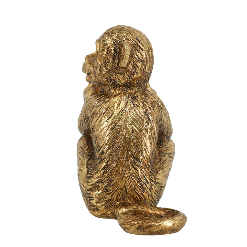 Monkey Taper Candle Holder Tail Down