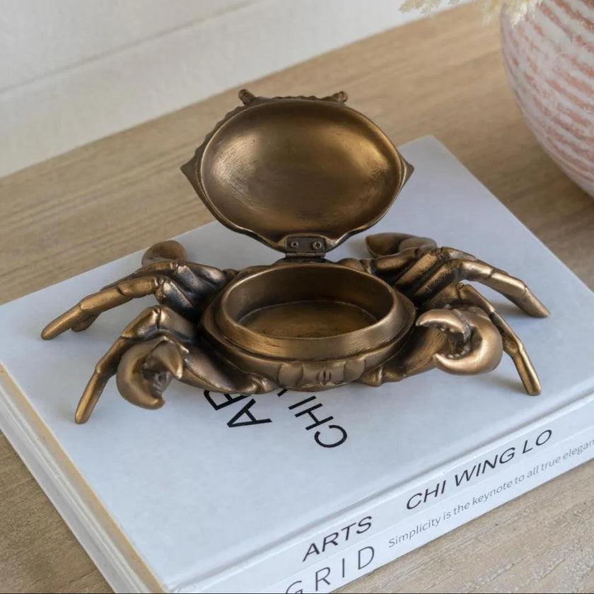 Crab Decorative Box with Lid
