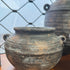 Aged Deep Umber Pot Belly Vase Small