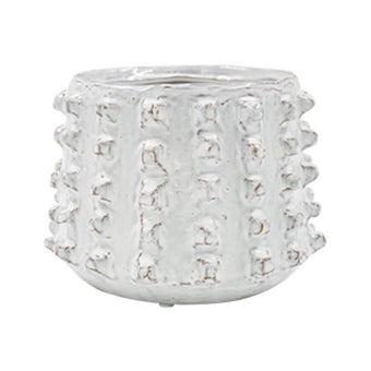 Izak Off-White Glaze Planter Large