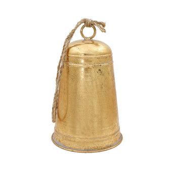 Antique Gold Dome Bell Large