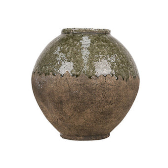 Glazed Moon Vase 28cm