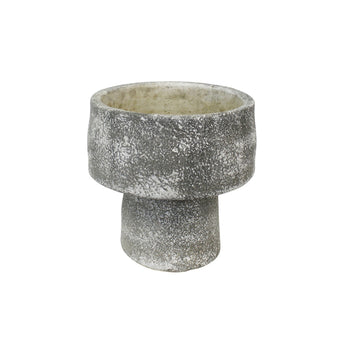 Mushroom Planter Grey Wash M