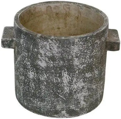 Atticus Rustic Planter w/Handles LGE