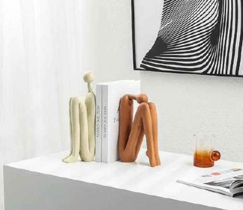 Zen Sitting Scuplture Brown