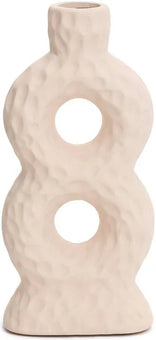 B7450078 Loop Texture Ceramic Vase Nude