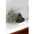 Manola Decor Bud Vase Blk/Wht Glaze