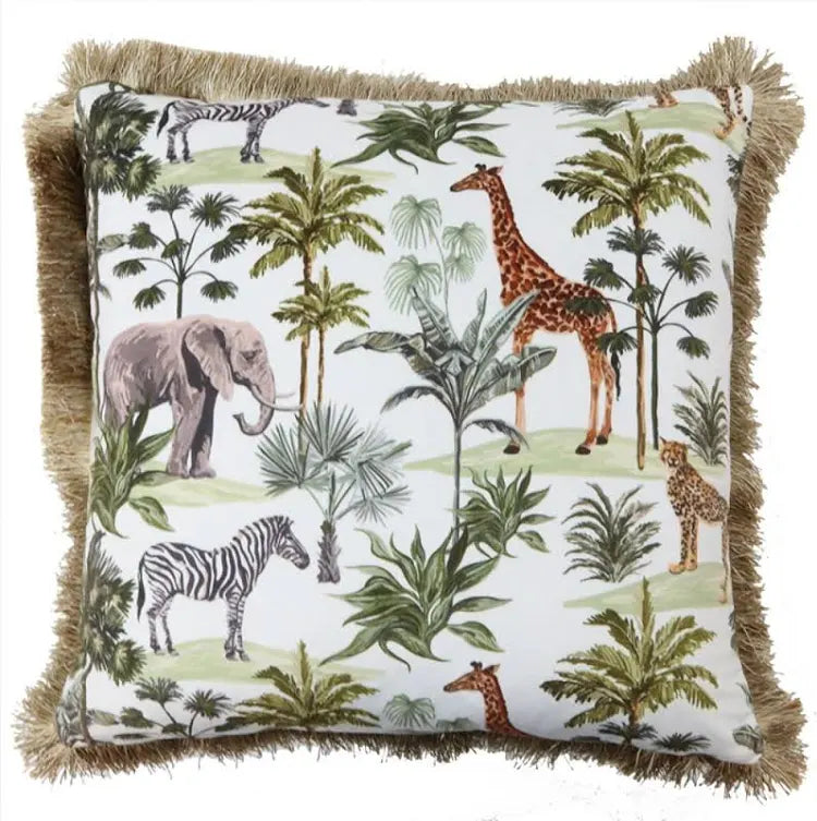 Velvet Animal Cushion 45x45cm 11