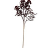Wild Flower wIvs Spray Burgundy 72cm