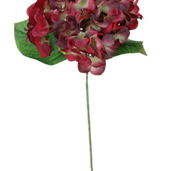 Elodie RT Hydrangea 47cm Burgundy