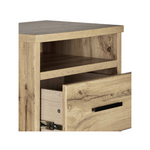 Nova 2 Drw Tall Bedside (NZ Made)-CLEARANCE