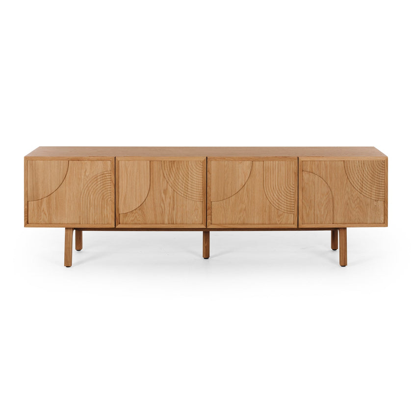 ARC TV Stand (Natural Oak)