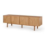 ARC TV Stand (Natural Oak) (W180 D45 H55CM)