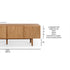 ARC TV Stand (Natural Oak)