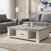 Scarletwood Coffee Table With Drawers (W1300 D700 H420mm)
