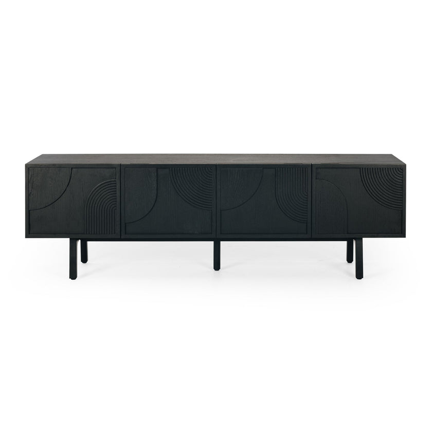 ARC TV Stand (Black Oak)
