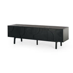 ARC TV Stand (Black Oak) (W180 D45 H55CM)