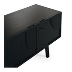 ARC TV Stand (Black Oak) (W180 D45 H55CM)