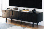 ARC TV Stand (Black Oak) (W180 D45 H55CM)