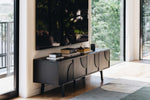 ARC TV Stand (Black Oak) (W180 D45 H55CM)