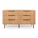 Anders Dresser 6 drawers (Natural Oak) (W153 D46 H81CM)