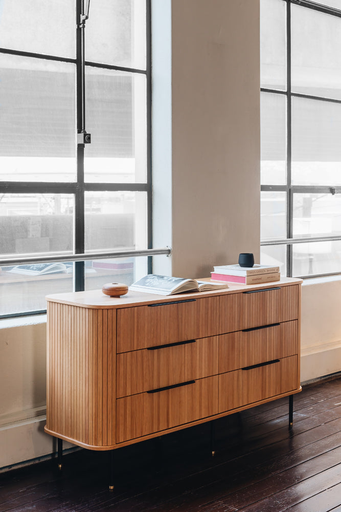 Anders Dresser 6 drawers (Natural Oak)