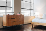 Anders Dresser 6 drawers (Natural Oak) (W153 D46 H81CM)