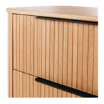Anders Tallboy 4 drawers (Natural Oak) (W79 D46 H115CM)