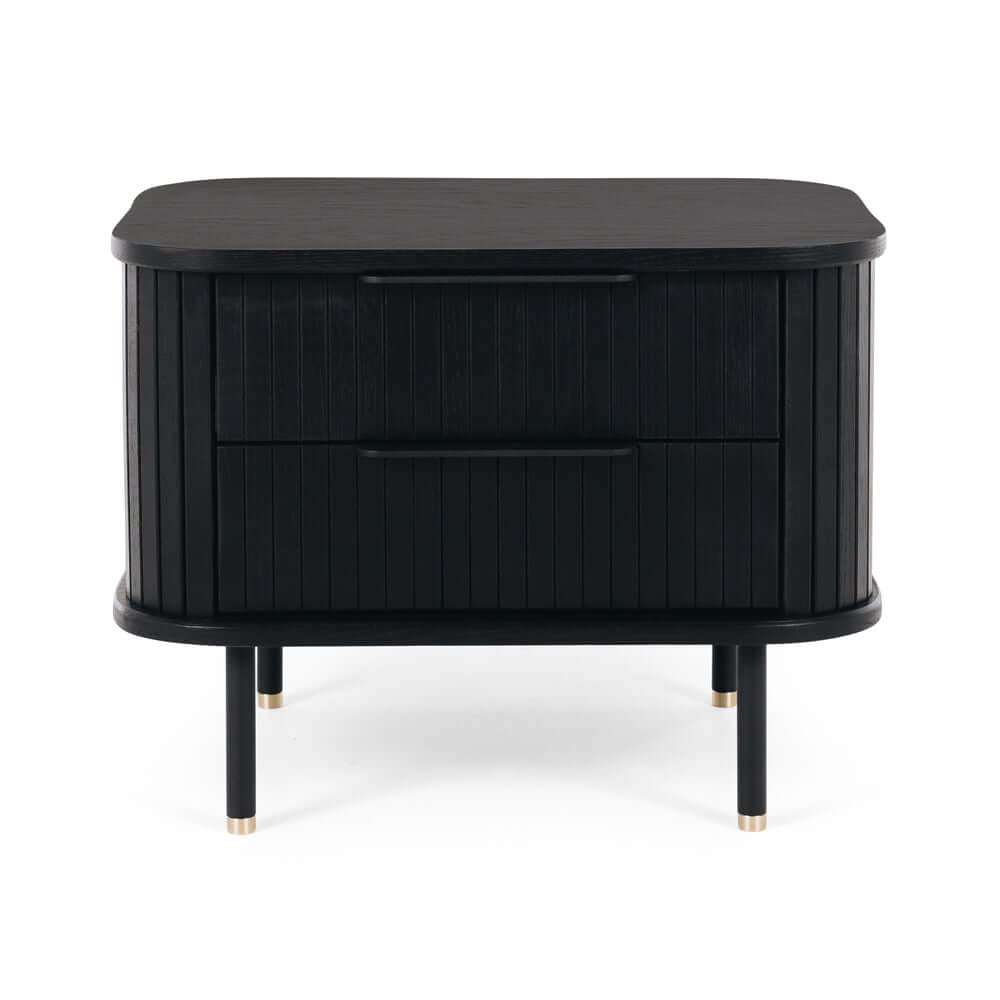 Anders Bedside (Black Oak) (W57 D42 H50CM)