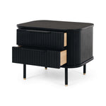 Anders Bedside (Black Oak) (W57 D42 H50CM)