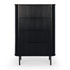 Anders Tallboy 4 drawers (Black Oak)