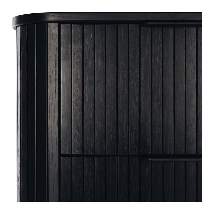 Anders Tallboy 4 drawers (Black Oak)