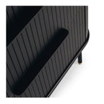 Anders Tallboy 4 drawers (Black Oak) (W79 D46 H115CM)
